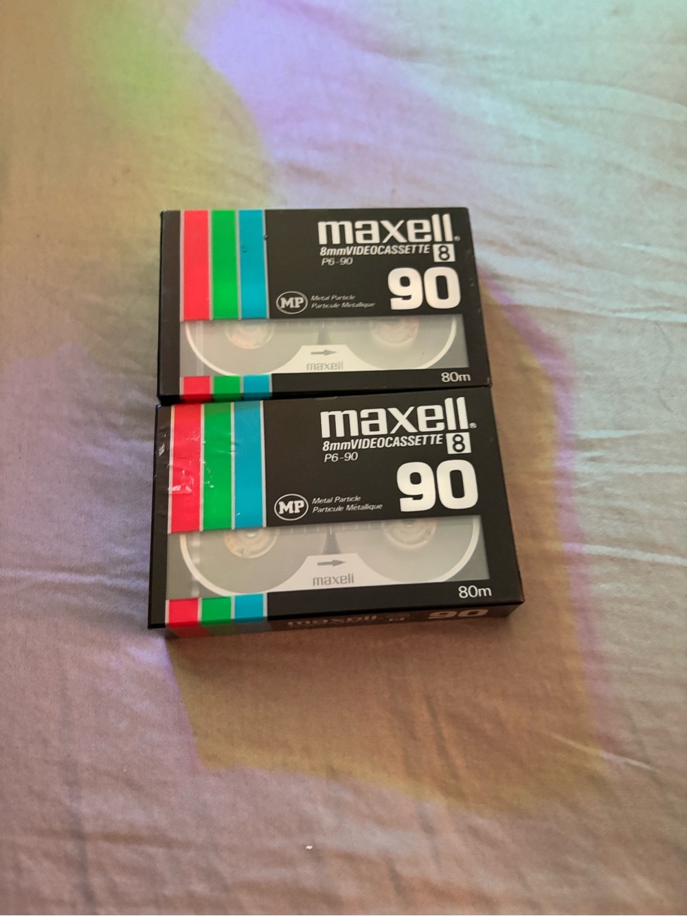 Maxell: P6-90 8mm Metal Video Cassette - Lot of 2 - Sealed and Unopened